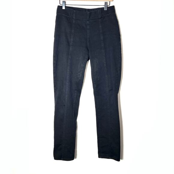 NYDJ black Missi cut lift and tuck technology skinny jeans jeggings 6 B135 - Picture 1 of 4